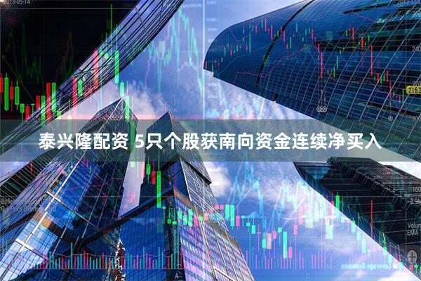 泰兴隆配资 5只个股获南向资金连续净买入